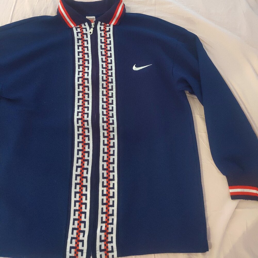Vtg Nike Collared Zip Light Sweater